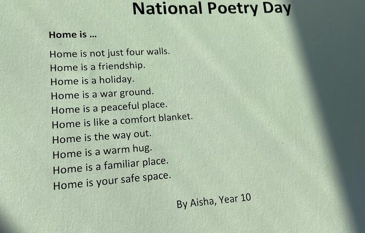 Image of National Poetry Day Inspiration 